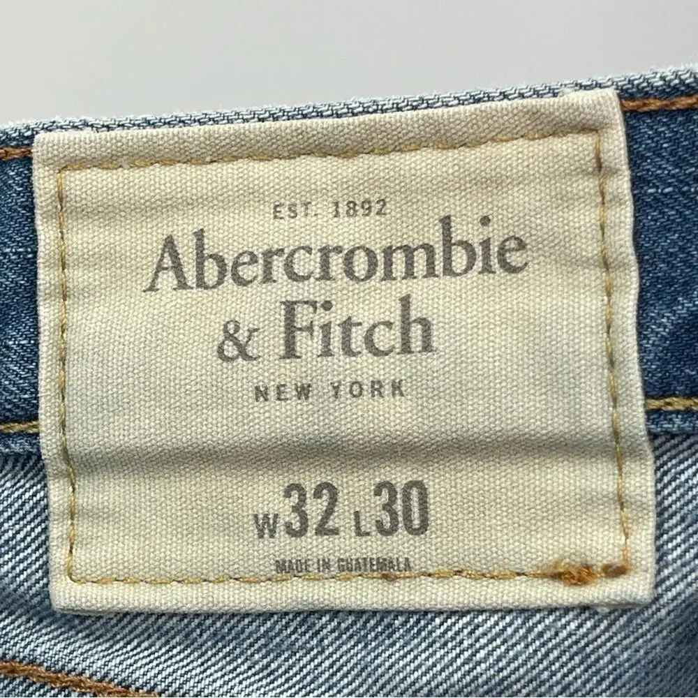 Abercrombie & Fitch Skinny Button Fly Jeans Size 32 x 30